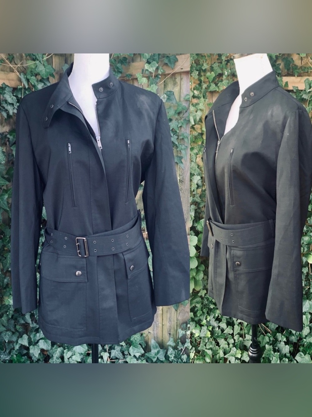 Burberry London black trench coat 12